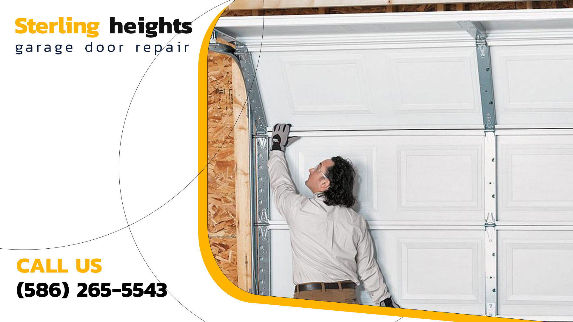 Garage Door Sterling Heights MI : Overhead Panel Repair 